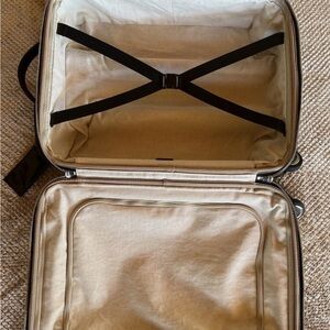 Gucci Beige Canvas Carry-On with Black Interior Straps